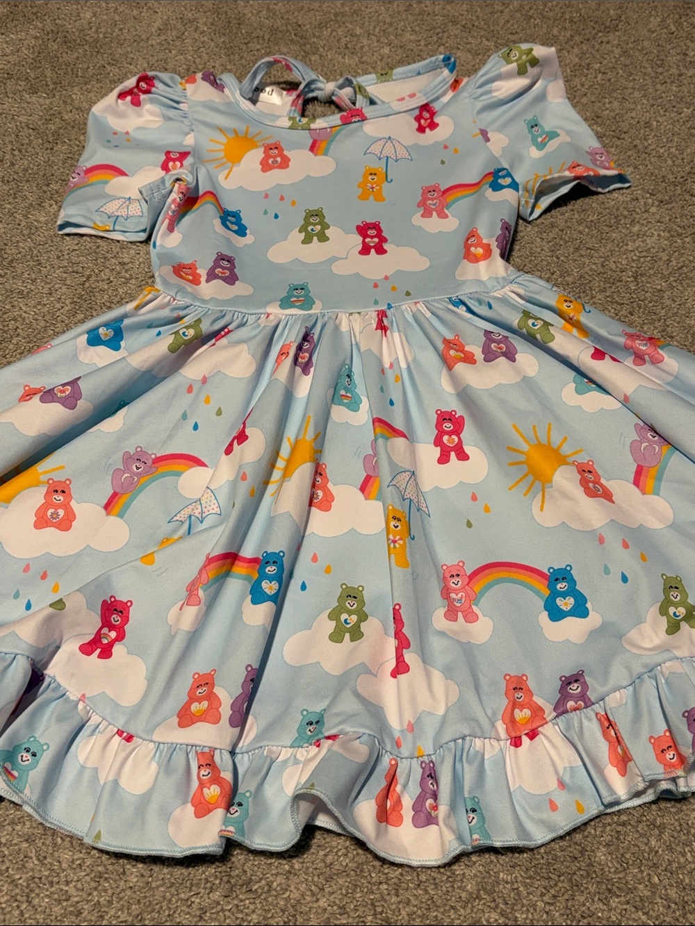 NWOT Girlhood Little Stocking Company Care Bears Dress